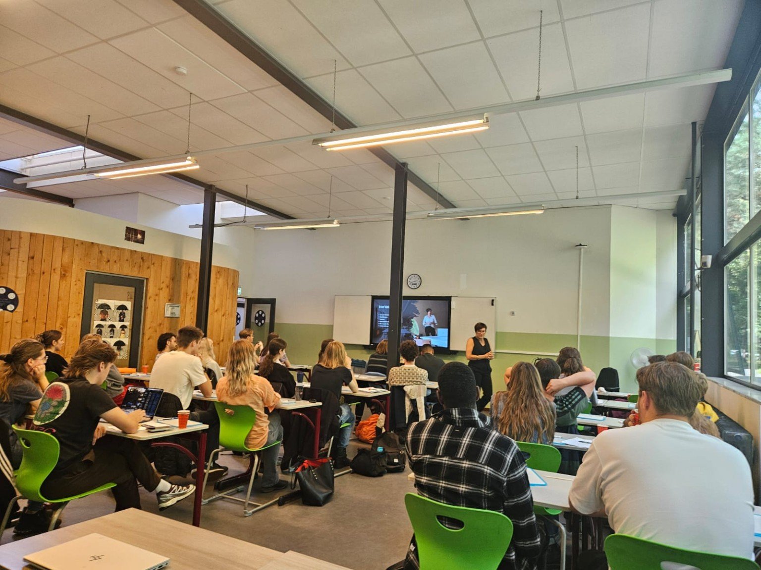 Leren in de klas.