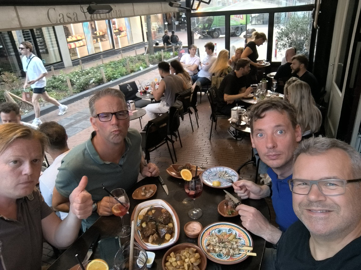 Nog een mooi moment aan tafel.